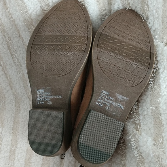 NEW Womens Western Boots Ankle Bootie Distressed Tan Sand Soft Back Zip POP 6.5M - Picture 7 of 8